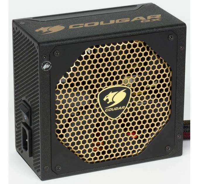 Блок питания Cougar GX 800 (Модульный, Разъем PCIe-4шт,ATX v2.31, 800W, Active PFC, 140mm Fan, 80 Plus Gold)  Retail
