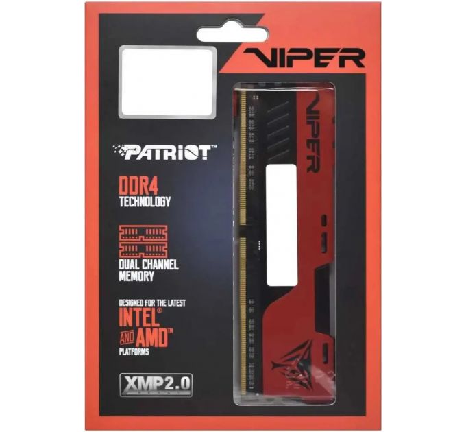 Оперативная память 16Gb DDR4 4000MHz Patriot Viper Elite II (PVE2416G400C0K) (2x8Gb KIT) CL20