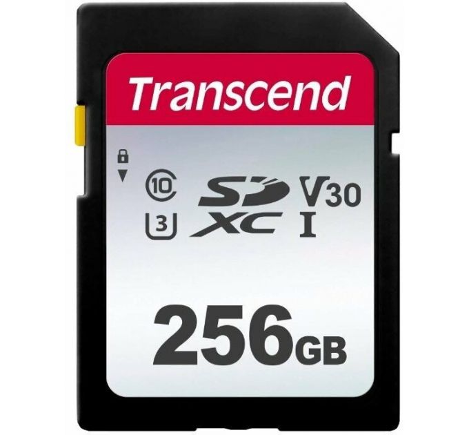 Флеш карта SD 256GB Transcend SDXC Class 10 UHS-I U3, V30, TLC, Silver