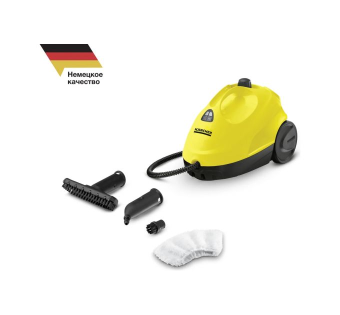 Пароочиститель напольный Karcher EasyFix SC 2 *RU 1500Вт белый/черный