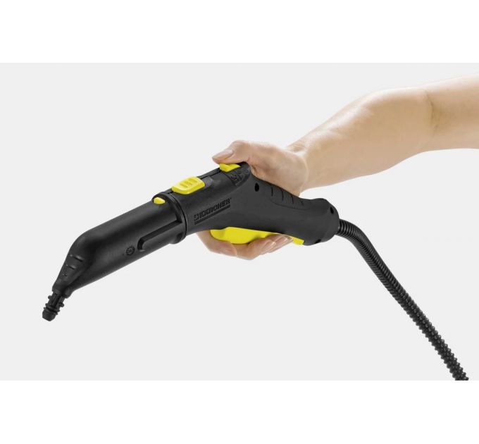 Пароочиститель напольный Karcher EasyFix SC 2 *RU 1500Вт белый/черный