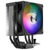 Кулер PCCooler R400 ARGB BK S115X/1200/1700/AM4/AM5 (TDP 180W, 90mm ARGB Fan, 4 тепловые трубки 6мм, 650-2200RPM, 28,3dBa)