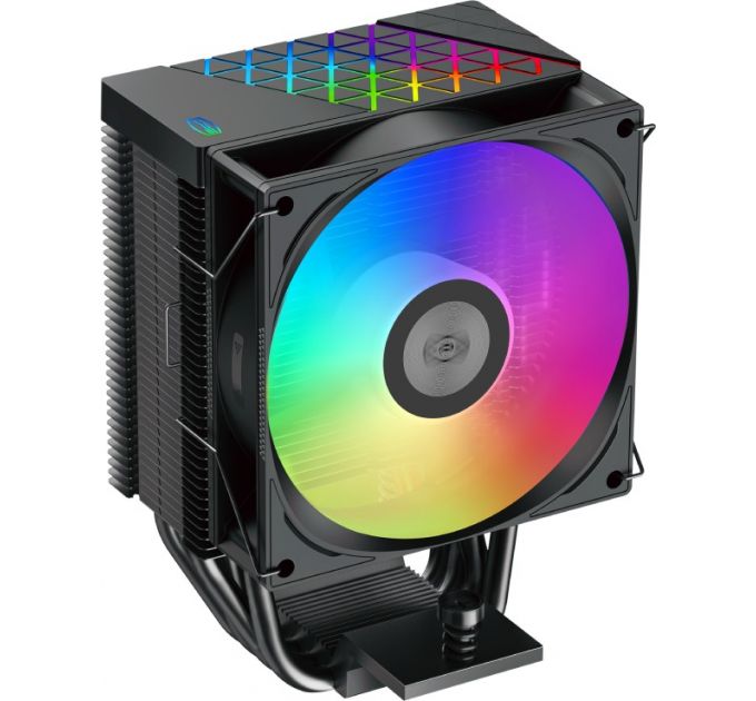 Кулер PCCooler R400 ARGB BK S115X/1200/1700/AM4/AM5 (TDP 180W, 90mm ARGB Fan, 4 тепловые трубки 6мм, 650-2200RPM, 28,3dBa)