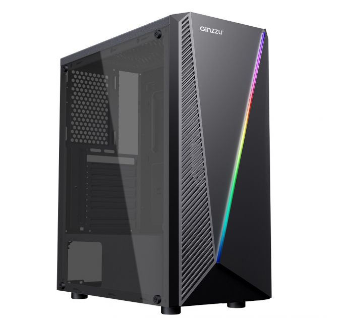 Корпус Ginzzu SL150 панель с RGB подсветкой