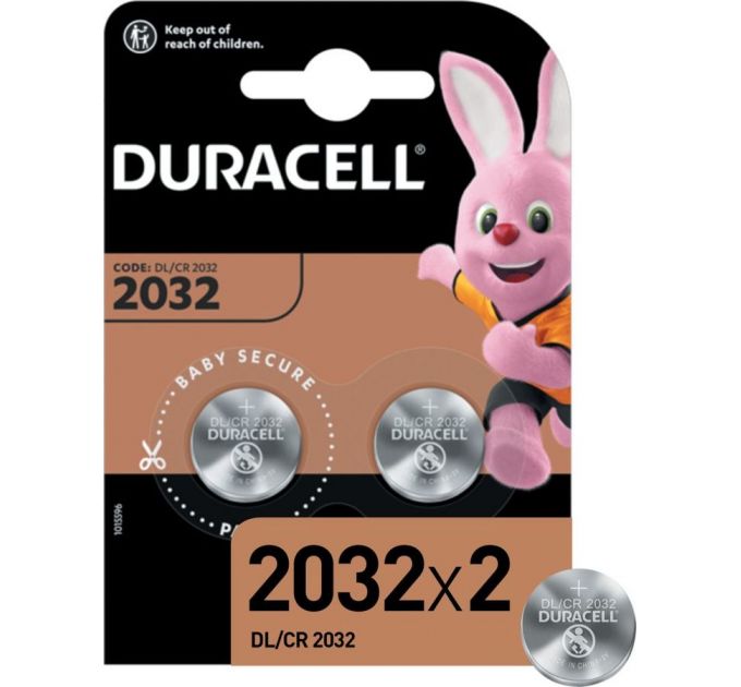 Батарея Duracell DL/CR2032 CR2032 (2шт)