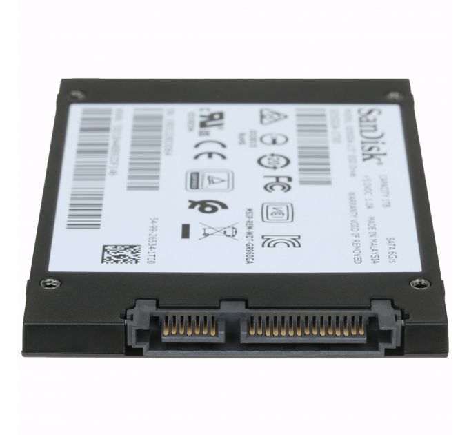 Накопитель SSD SanDisk SSD PLUS 2,5” SATA 1Tb, SDSSDA-1T00-G27