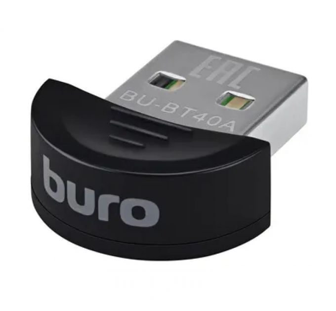 Адаптер USB Buro BU-BT40A Bluetooth 4.0+EDR class 1.5 20м черный