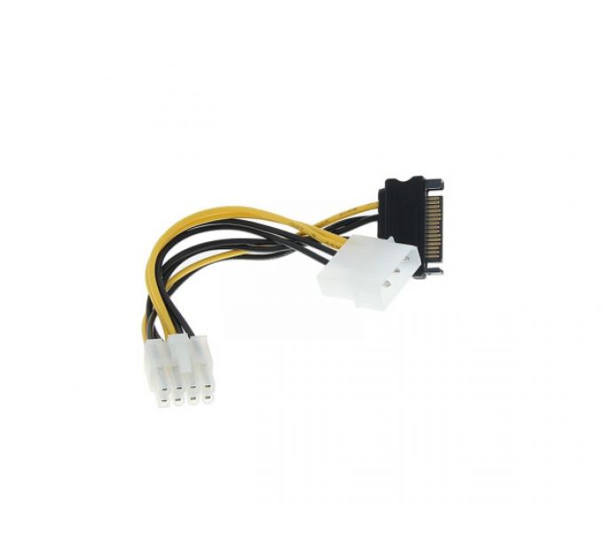 Разветвитель питания Cablexpert CC-PSU-82, Molex+SATA->PCI-Express 8pin, для подключения в/к PCI-Е (8pin) к б/п ATX