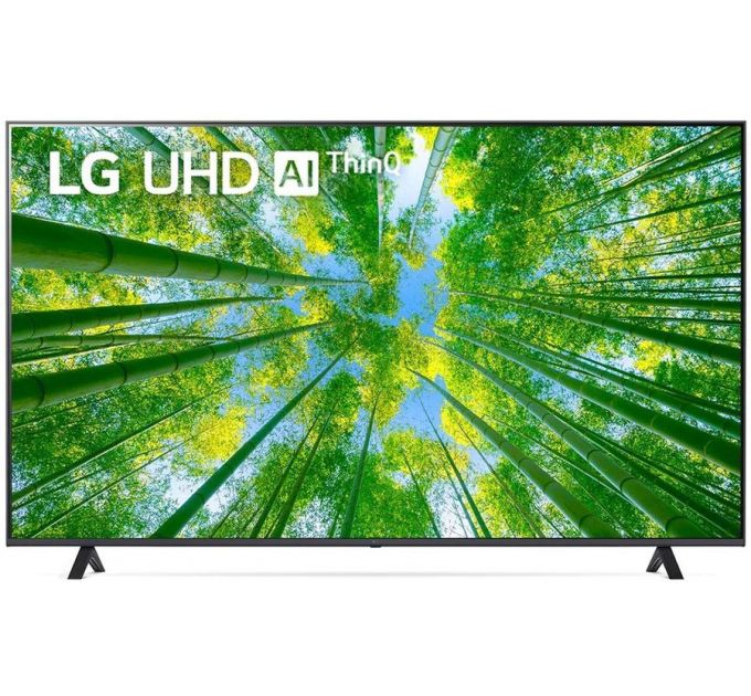 Телевизор LG 50UQ80006LB.ARUB, 4K Ultra HD, металлический серый, СМАРТ ТВ, WebOS