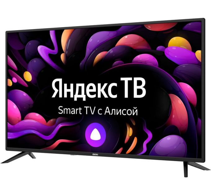 Телевизор LED BBK 40" 40LEX-7257/FTS2C Яндекс.ТВ черный