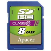 Карта памяти Apacer 8GB AP8GSDHC10-R