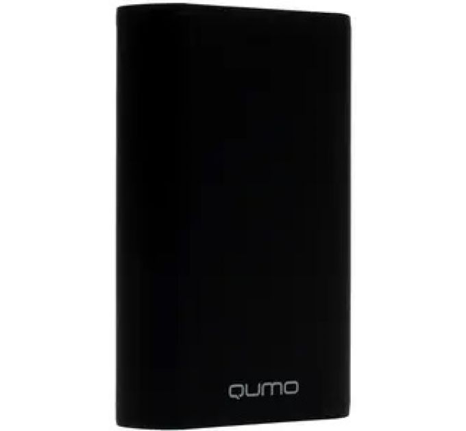 Портативное зарядное устройство Qumo PowerAid 7800 (V2), 7800 мА-ч, 2 USB 1A+2A (2.1А сумм), вход до 1.5А, круглый дисплей,  корпус пластик, черный