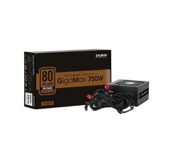 Блок питания Zalman ZM750-GVII, 750W, ATX12V v2.31, EPS, APFC, 12cm Fan, 80+ Bronze, Retail