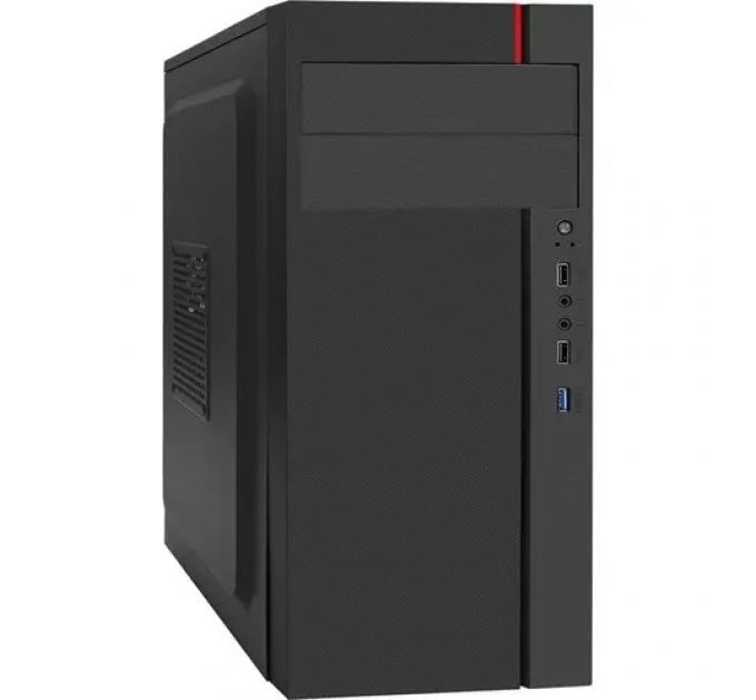 Корпус Miditower ExeGate AA-440U (ATX, без БП, 2*USB+1*USB3.0, аудио, черный)