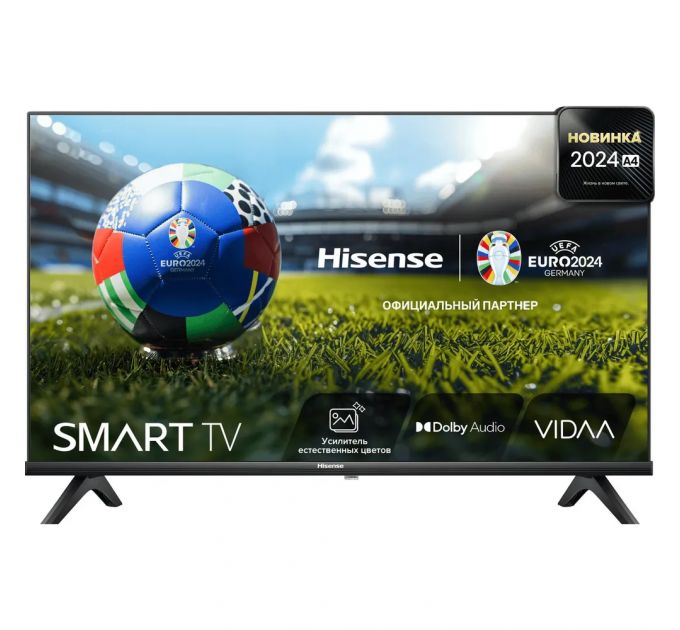 Телевизор Hisense 32" 32A4N черный LED HD 60Hz Smart