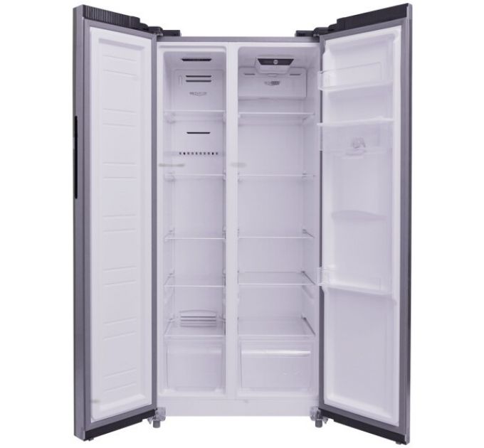Холодильник HYUNDAI CS4086FIX нерж. сталь (SBS, FNF, инвертор, диспенсер)