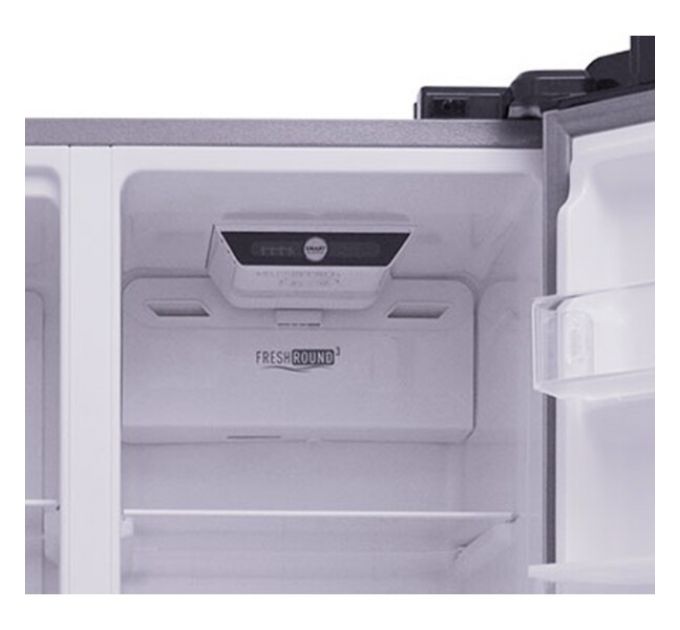Холодильник HYUNDAI CS4086FIX нерж. сталь (SBS, FNF, инвертор, диспенсер)