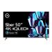 50" Телевизор Sber SDX 50UQ5235 QLED титан 3840x2160, 4K Ultra HD, 60 Гц, Wi-Fi, Smart TV, Салют ТВ