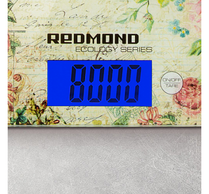 Кухонные весы REDMOND RS-736, рисунок/цветы