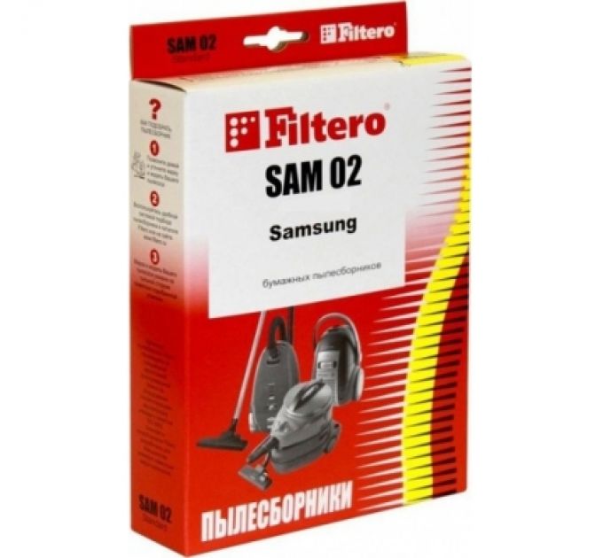 Пылесборники Filtero SAM 02 Комфорт 4 шт