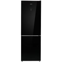 Холодильник HIBERG RFC-375DX NFGB (черное стекло)