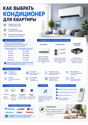 Как выбрать кондиционер для квартиры