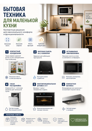 Бытовая техника для маленькой кухни
