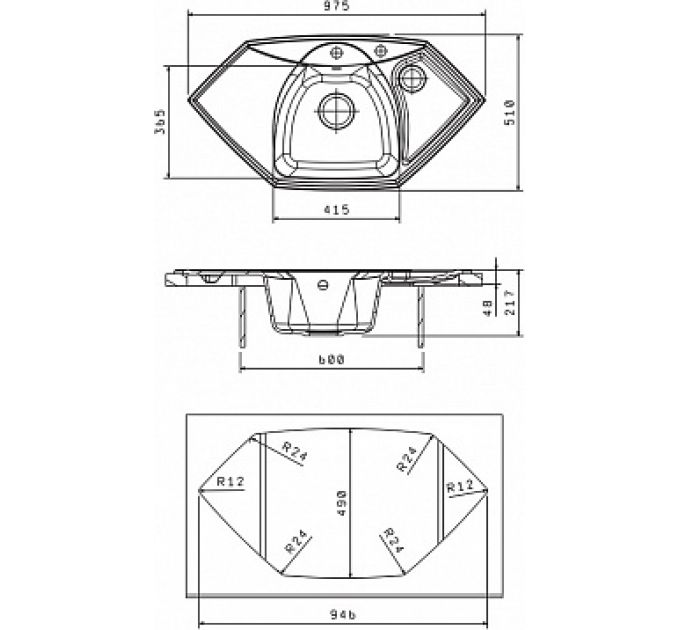 САРДИНИЯ мойка цвет шампань FS,