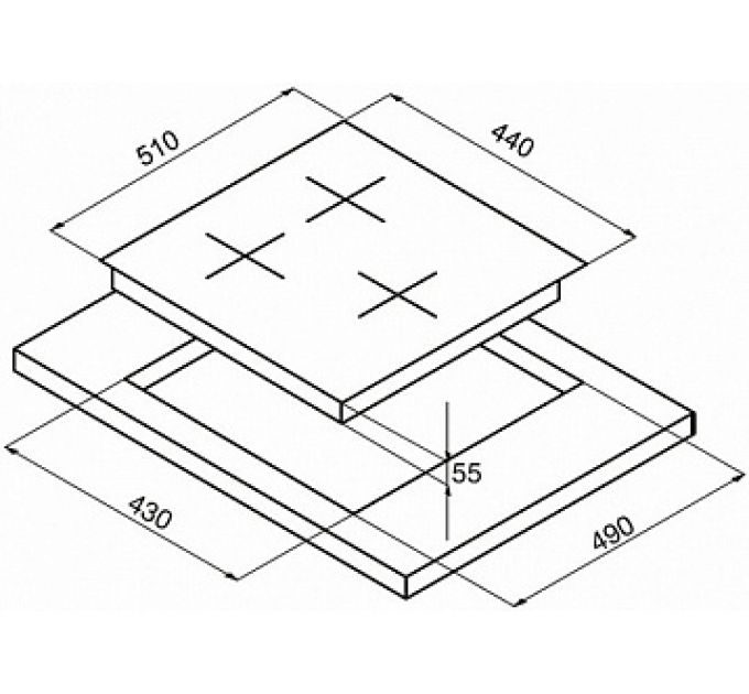 KORTING индукционная варочная поверхность HI 42031 BW