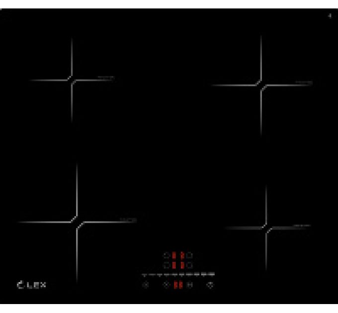 LEX EVI 640-2 BL индукционная варочная поверхность
