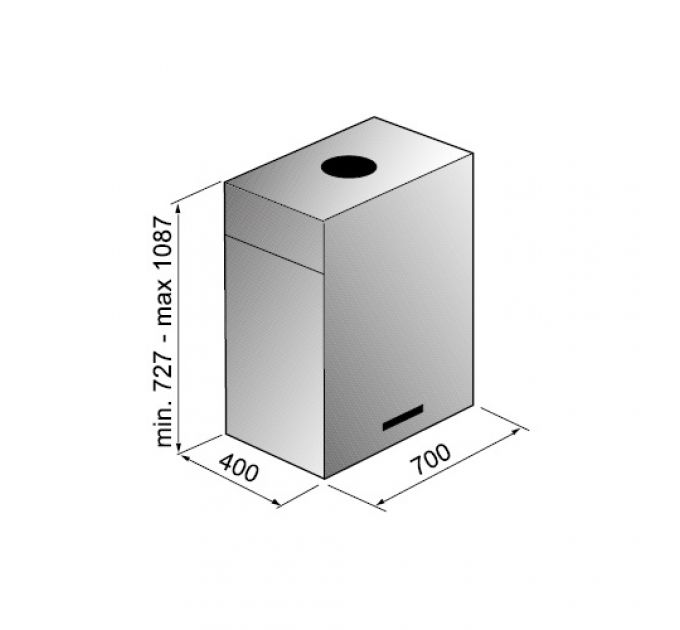 KORTING вытяжка KHА 7950 X Cube