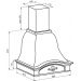 Вытяжка ЛИЛИЯ 600 С ДЕКОРОМ РУДЖЕРИ ДУБ/СЛОНОВАЯ КОСТЬ