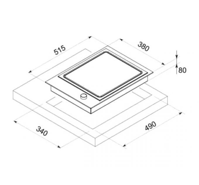 Варочная панель De Dietrich DPE4400X теппан-яки