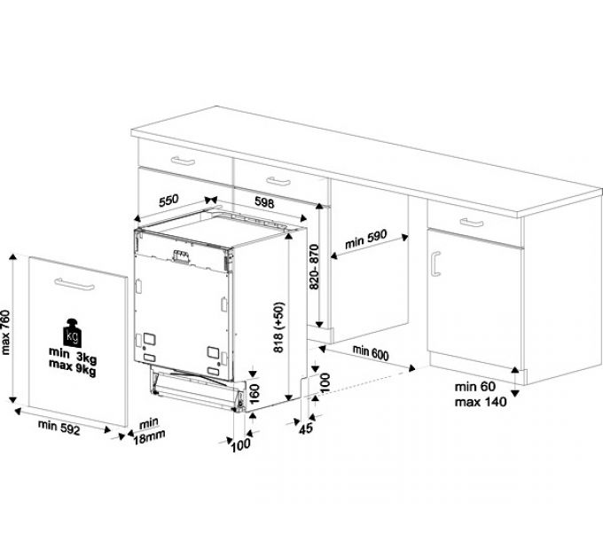 Посудомоечная машина Teka DFI 46950 (114270028)