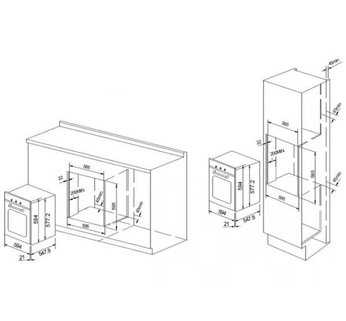 Духовой шкаф GRAUDE BK 60.2 EL