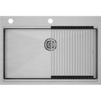 Мойка Paulmark Kroner-pro 75 PM707551-BS, брашированная нерж. сталь