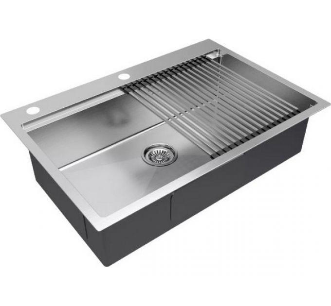 Мойка Paulmark Kroner-pro 75 PM707551-BS, брашированная нерж. сталь