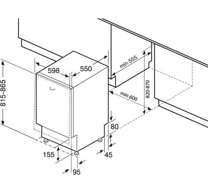 Посудомоечная машина KRONA KAMAYA 60 BI V2