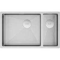 Мойка Paulmark Next 69/2S uni PM226944-BSL, брашированная нерж. сталь