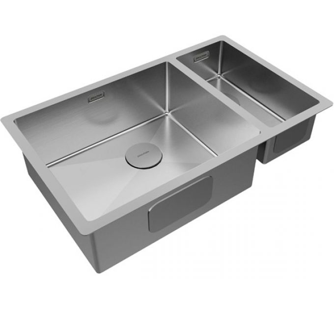 Мойка Paulmark Next 69/2S uni PM226944-BSL, брашированная нерж. сталь