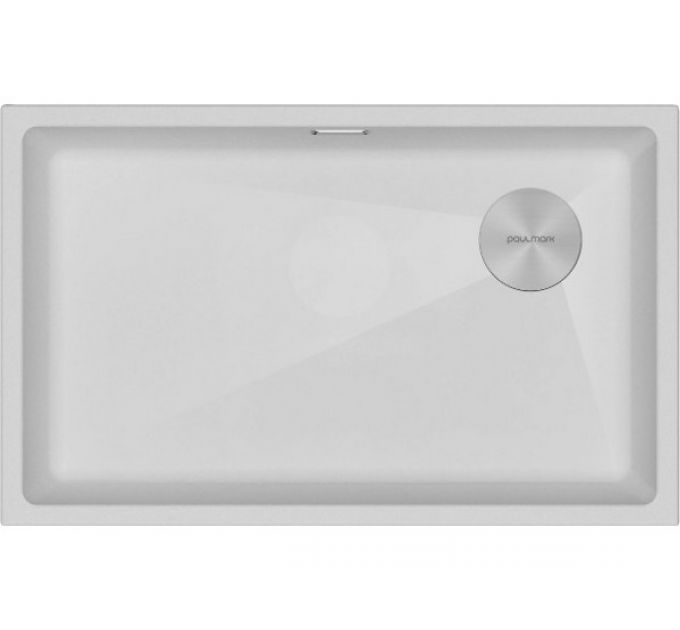 Мойка Paulmark Lumi 74uni-skew LU74SK-WH, белый