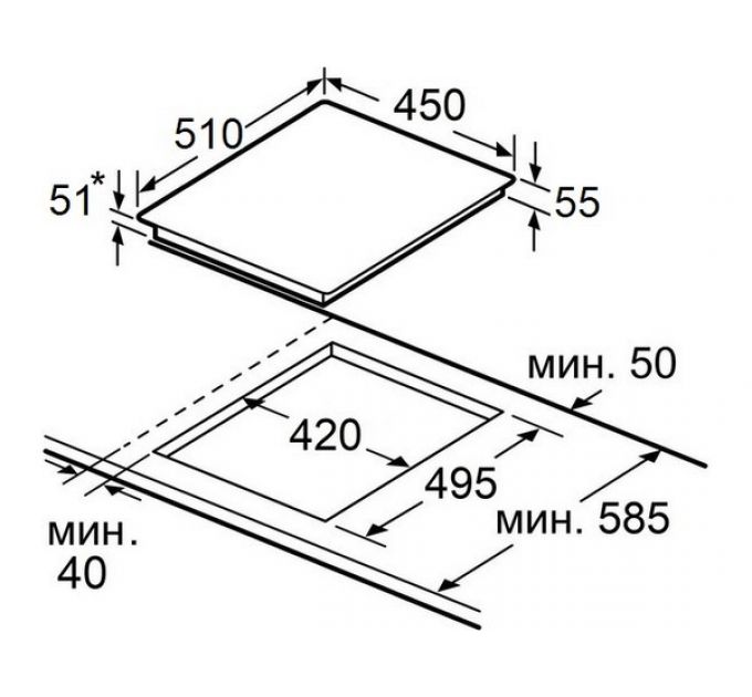 Варочная панель MAUNFELD AVCE4535SDBK электрическая
