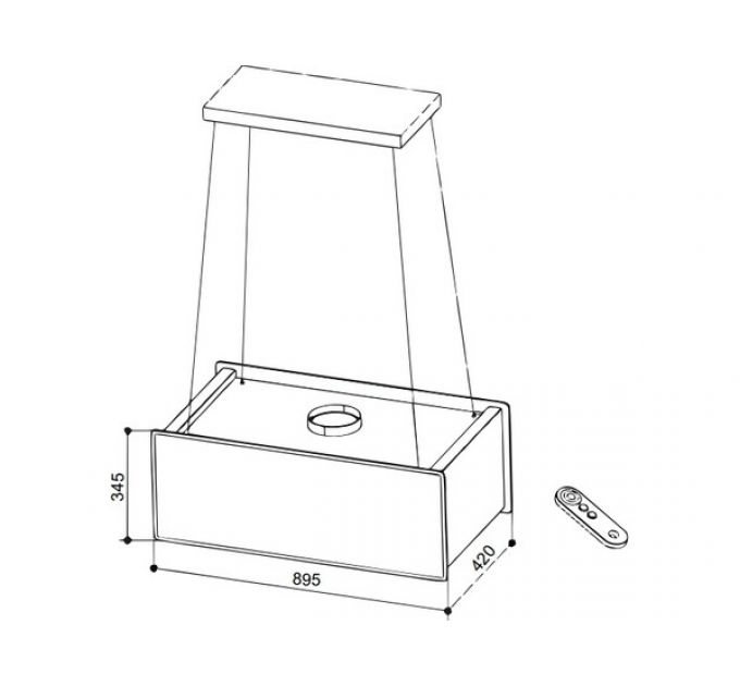 Вытяжка EXITEQ EX-1459 white