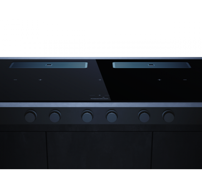 Варочная панель Kuppersbusch KMI 12850.0 SR-S Stainless steel индукционная с вытяжкой