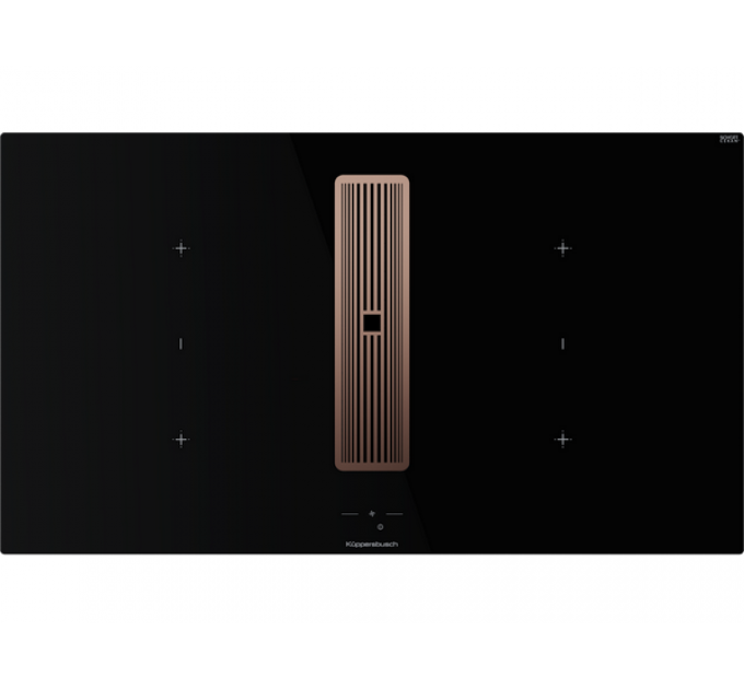 Варочная панель Kuppersbusch KMI 9850.1 SR-S Copper индукционная с вытяжкой