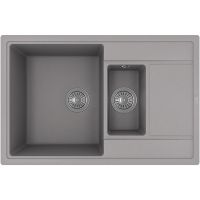 Мойка Florentina Липси 780К серый шелк