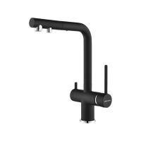 Смеситель Paulmark Serpentine Se213222-BLM (418), черный