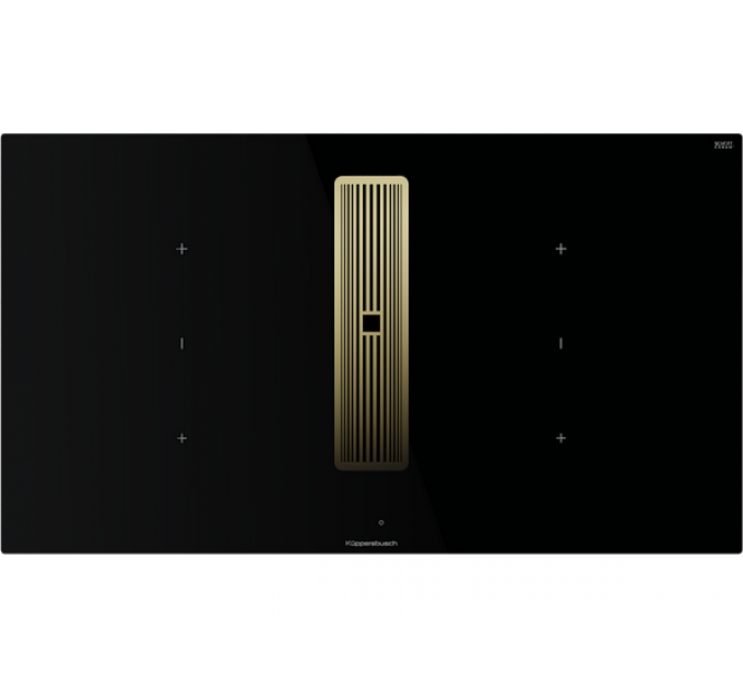 Варочная панель Kuppersbusch KMI 9350.0 SR Gold индукционная с вытяжкой