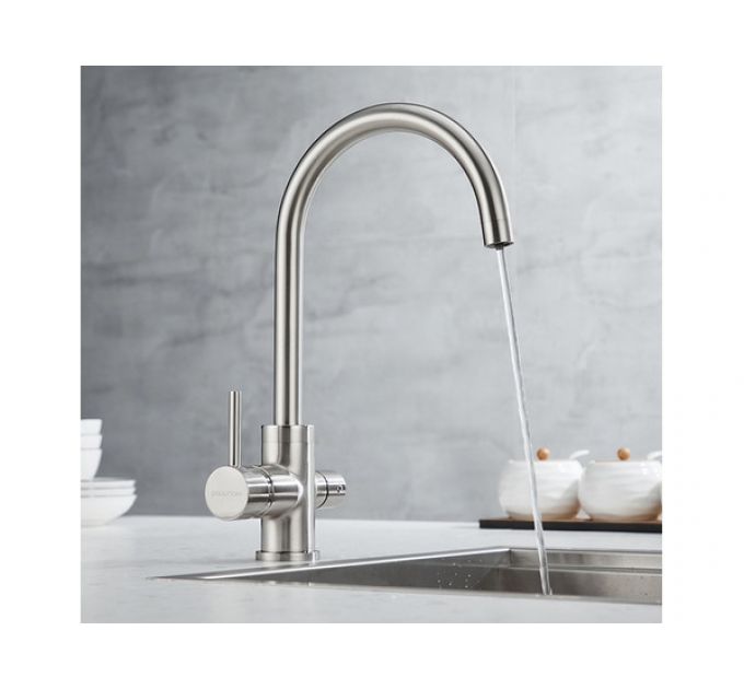 Смеситель Paulmark Essen Es213211-BS (NI), брашированная сталь (никель)