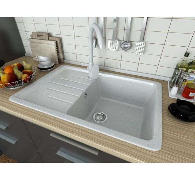 Мойка Gamma Stone GS-7 светло-серый 310